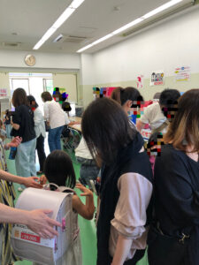 松尾カバン 展示会の様子