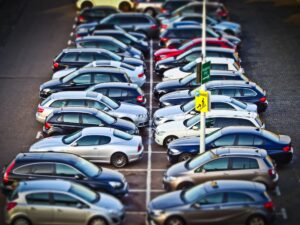 駐車場の混雑状況